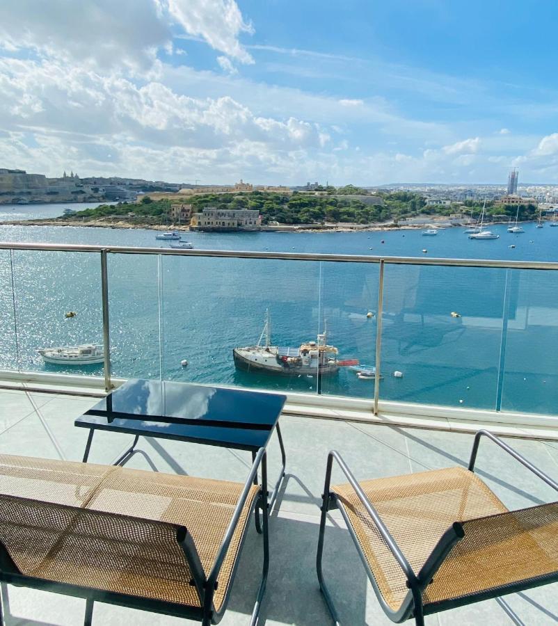 Sliema Seaview Apartment- Valletta Views - Apt 8, 49 Tigne Point Mansions Extérieur photo